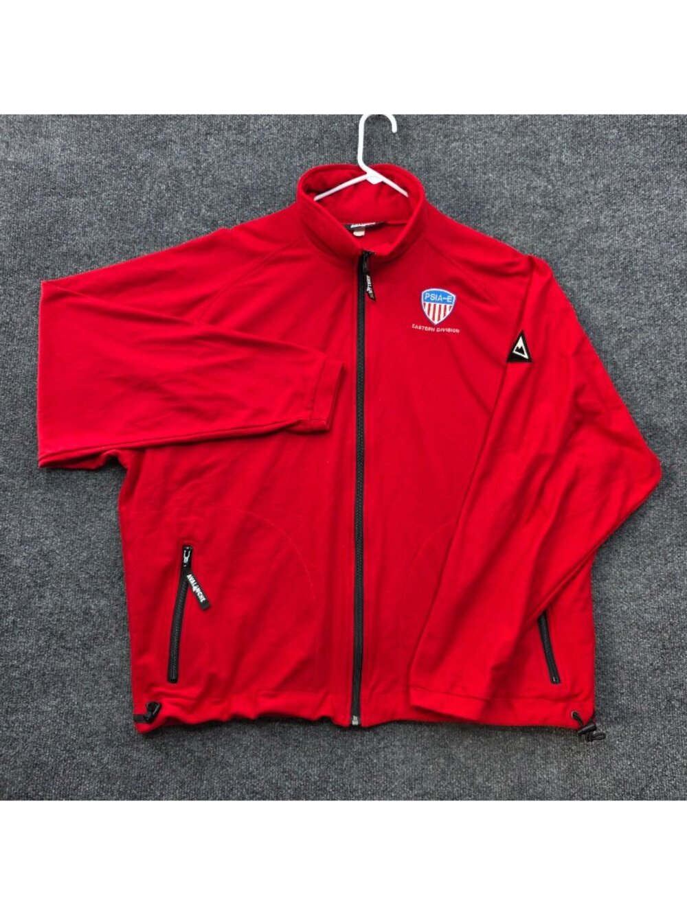 Mode Avalanche PSIA-E Full Zip Ski Jacket XL Red Vibrant Outdoorsy Retro Sporty